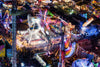 Hull Fair long exposure print taken from the sky by drone